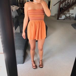 strapless playsuit